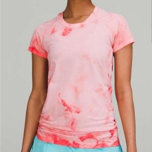 Lululemon Swiftly Tech 2.0 Pink Tie Dye size 6